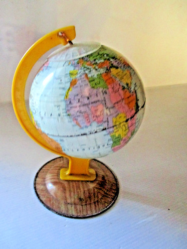 Ancien petit globe - , terrestre