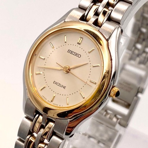 Seiko exceline quartz - quartz, gold