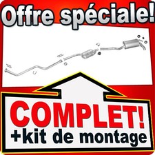 Ligne pot d'échappement pour