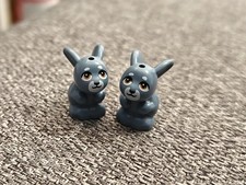 Lot 2 lapins Gris/Bleu Lego - parfait état - vrai Lego