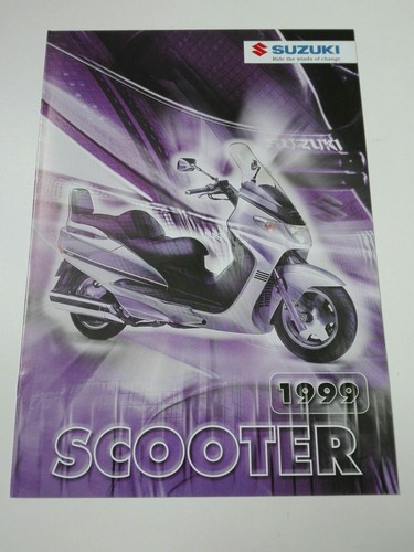 Suzuki gamme scooters 1999 - gamme,