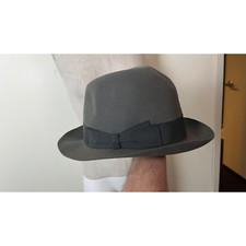 BORSALINO ALLESSANDRIA ITALY BOGART FEDORA FELT HAT