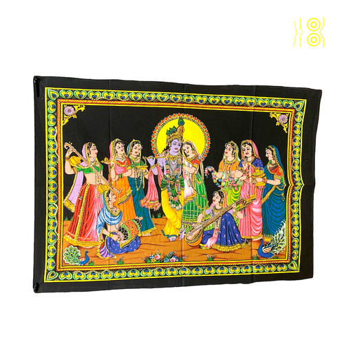 Tenture famille krishna - famille, de