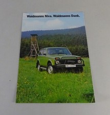 Brochure/brochure Lada Niva 21219 transition model year 1991 - 1994