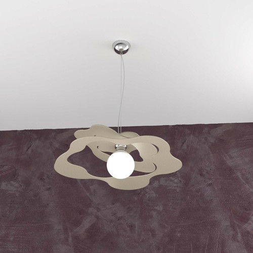 Lustre moderne gris - lustre,