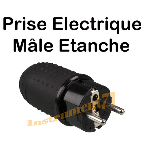 Prise electrique male etanche - electrique,