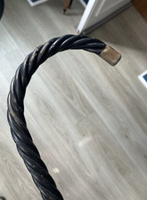 Ancienne Canne XIXème Dandy  Bois torsadé Collection