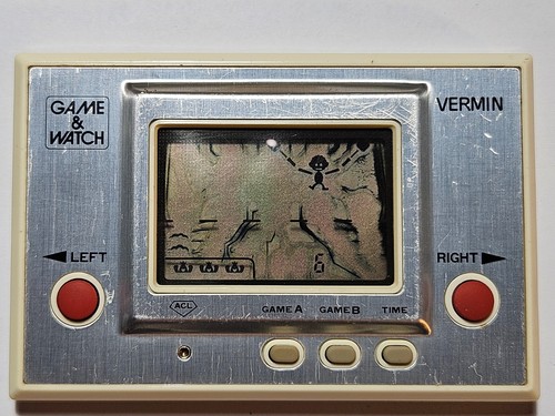 Game watch nintendo vermin - nintendo,
