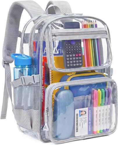 Clear backpack for school - clear,