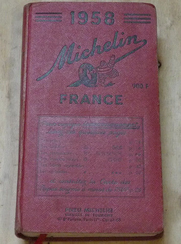 Guide michelin 1958 avec - michelin, 1958,