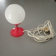 Vintage Delmas Opaline Bedside Lamp 70s 80s
