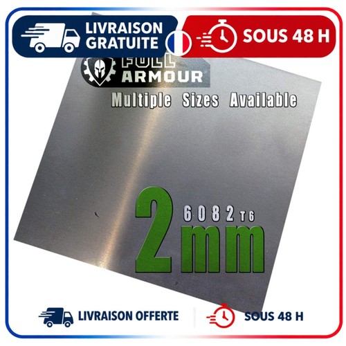 Plaque aluminium 2mm tôle - 2mm,,