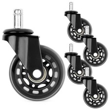 Roulettes caoutchouc 6.3 cm 11