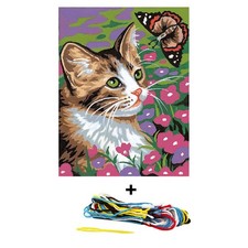 Kit canevas 18 x 14 cm Margot