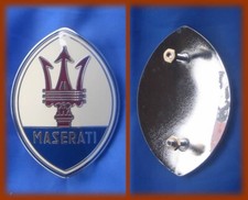 MASERATI BITURBO - Insigne logo emblème de metal 65 mm