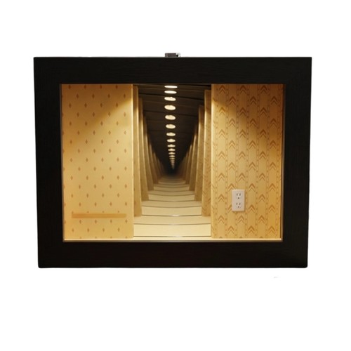 Cadre miroir bois - miroir, en