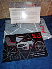 VW JETTA GLI 40 ANNIVERSARY Volkswagen Jetta Decorative Purchase Plate RARE