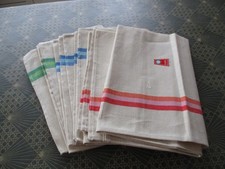 6 torchons essuie-verres