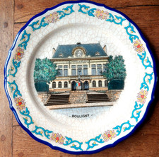 Assiette émaux de LONGWY