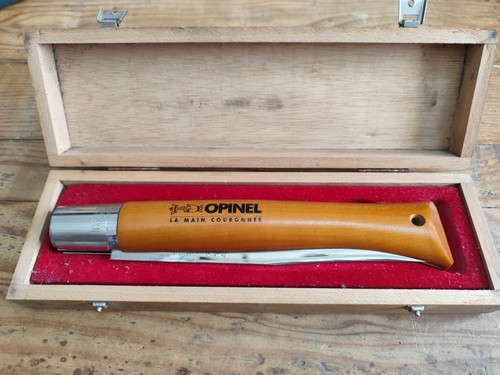 Opinel n13 inox - inox, coffret
