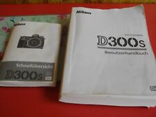 NIKON D 300S MODE D'EMPLOI