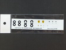 Model Factory Hiro 1/20 Ferrari 156 Shark Nose 1961 Belgian GP Spare Decal Japan