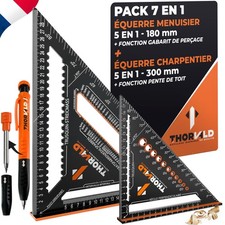 Pack 7 en 1 Equerre Menuisier