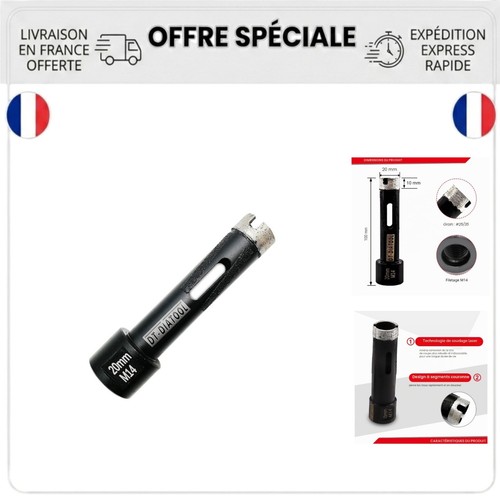 Trépan diamant m14 pour - 20,