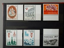 timbres Belgique : 1978 -1979