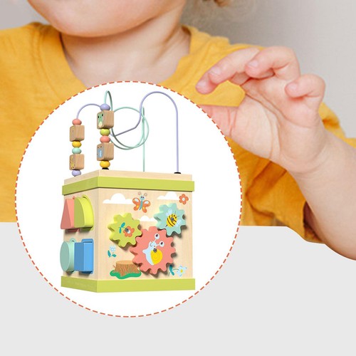 Cube activités bois pour - en,