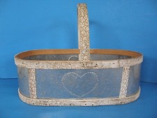 VINTAGE TIN METAL AND WOOD