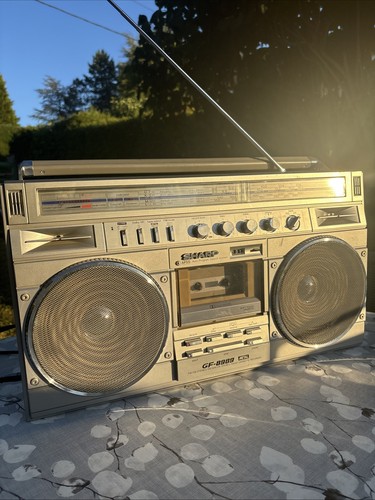Boombox ghettoblaster sharp - ghettoblaster,
