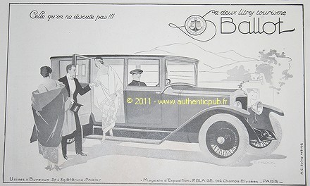 Publicite originale 1924 - originale, de