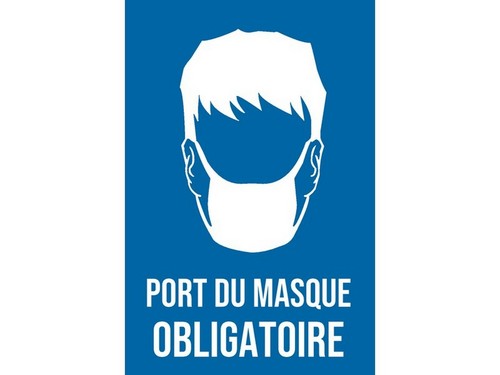Plaque pvc port - plaque, masque