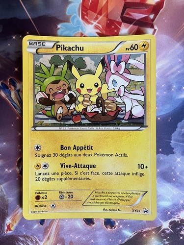 Carte pokémon pikachu holo - carte,