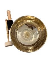 Bol chantant 9" 7 chakras, chakra sacré (Swadhisthana) ensemble de bols...