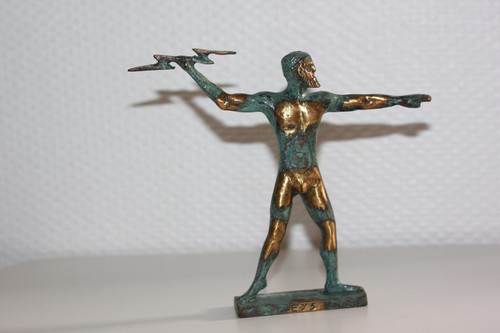 Sculpture statue zeus bronze - zeus,