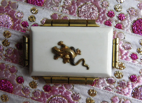 Broche ancienne salamandre - ancienne,