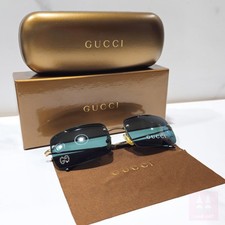 Gucci 1653 Rhinestone Vintage Sunglasses NOS Glasses Bezel Glasses Y2k Never Used