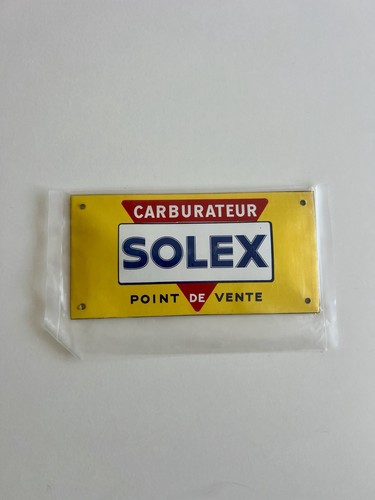 Plaque émaillée carburateur - Émaillée,