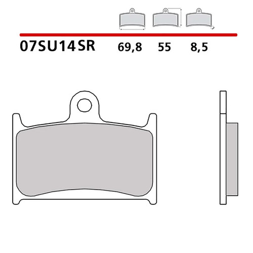 Kit plaquettes frein - de, de