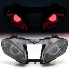 R6 Front Headlight Headlamp Light Red Evil Eye For Yamaha YZF R6 YZFR6 2008-2015