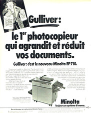 1981 Advertising 0424 Minolta Advertising Copier Gullliver