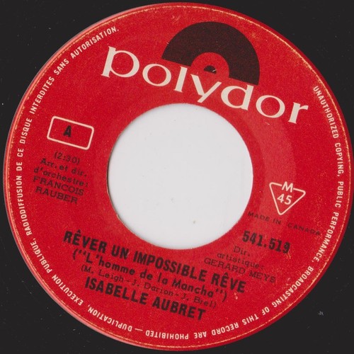 Isabelle aubret rêver - aubret, un