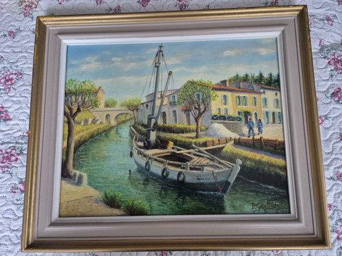 Huile sur panneau - huile, "paillet