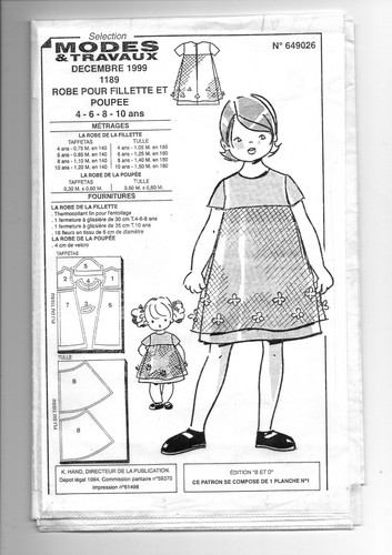 Patron enfant fille 1999 - , 12/1999