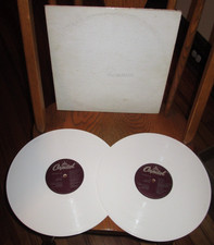 THE BEATLES WHITE ALBUM 2 LP NM US CAPITOL WHITE COLORED VINYL CLASSIC ROCK