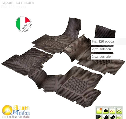 Tapis caoutchouc sur - caoutchouc, mesure