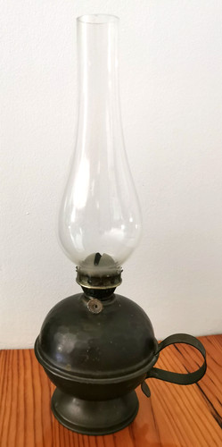 Ancienne lampe pétrole en - ancienne,