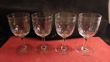 Service de 4 verres a eau en